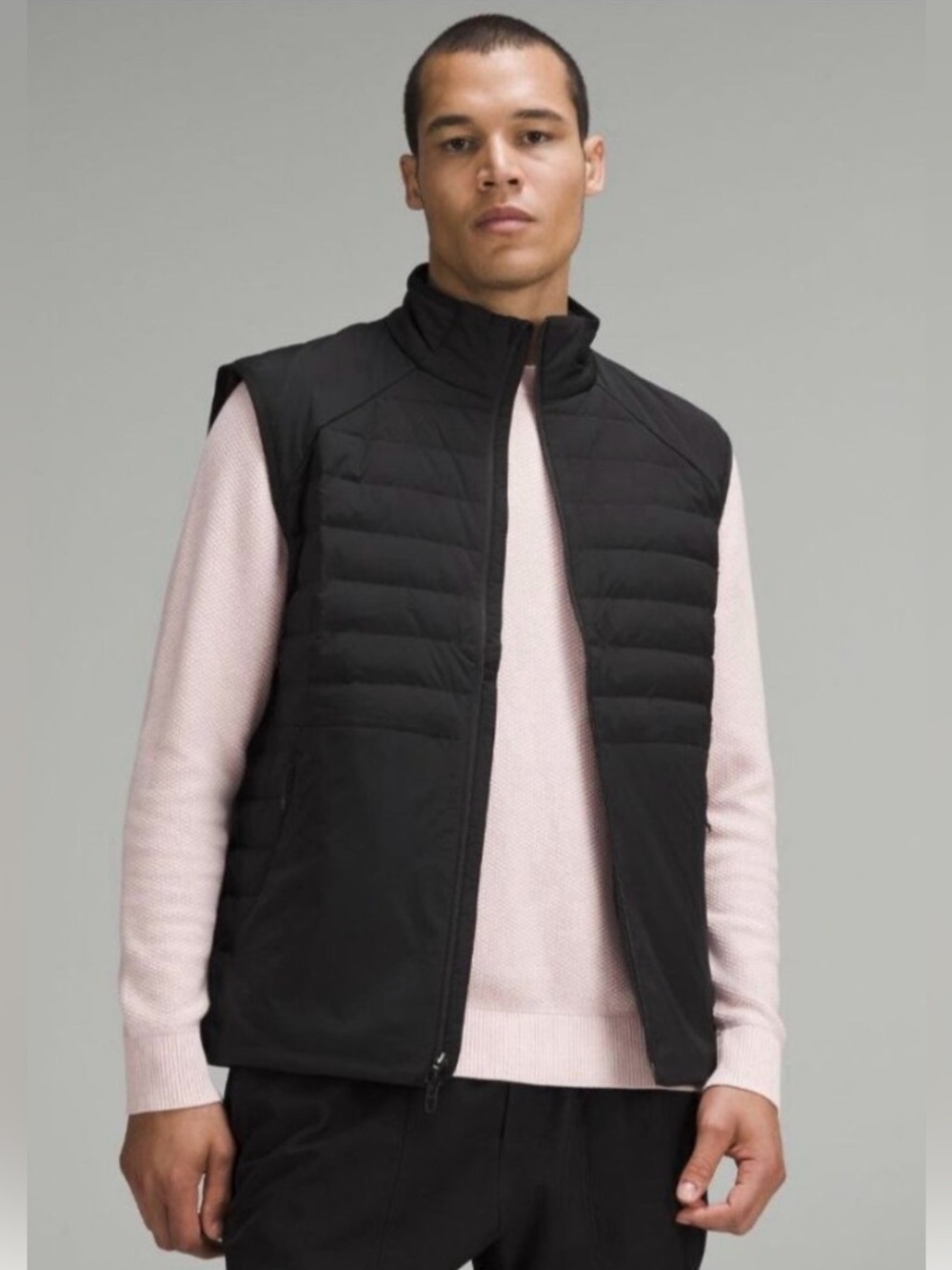Men’s Lululemon Down for it all Vest black size XXL
